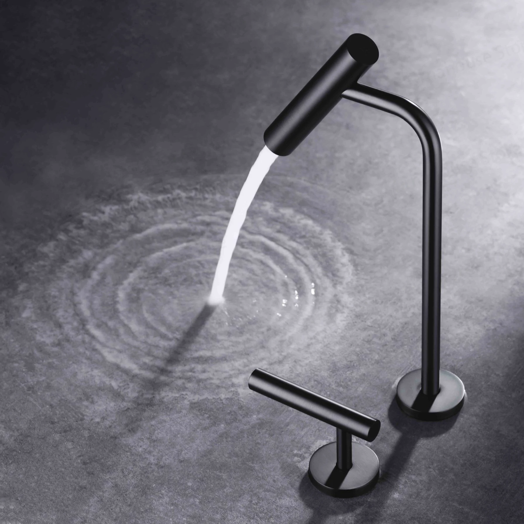 

Minimalist All-copper Split Washbasin Faucet 2 Hole Single Handle Hot and Cold High Quality Water Faucet Modern Basin Faucet