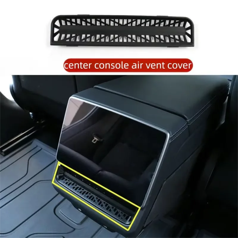 

TESY for New Tesla Model YL Y Juniper Launch Model 3 Highland Rear Air Outlet Cover Rear Air Vent Protective Anti Blocking