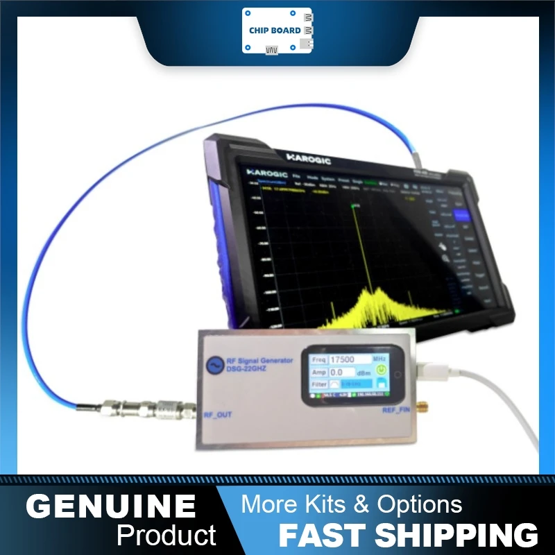 Crowdsupply DSG-22.6 GHz RF Signal Generator Open Source Compact High-Frequency Test Device for Engineers Makers