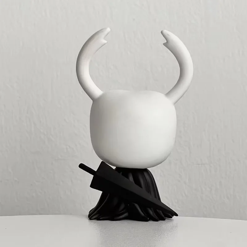 Hollow Knight The Knight Figure 9cm Sitting PVC Statue Boxed Collectible Anime Desktop Decor Gaming Room Ornament Gamer Gift view 2