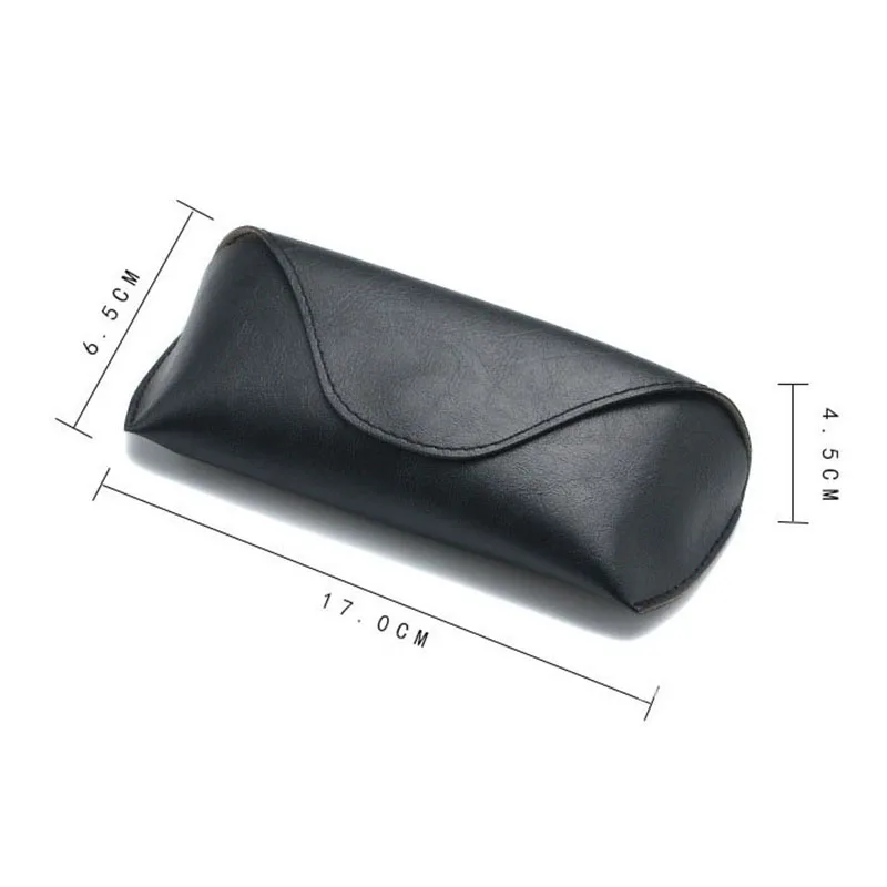 Sunglasses Box Set Leather Hard Case Black Red Colorful Blue Light Blocking Myopia Glasses Case Customized Logo