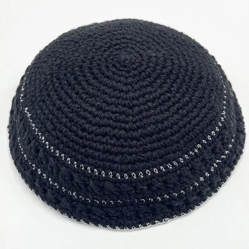 اليهودية 20 سنتيمتر كيباه اليدوية محبوك ياماكا قبعة للرجال كيبا يارمولكي يهوديكا أفضل الهدايا