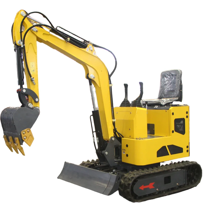 รถขุดขนาดเล็ก 1.2 ตันสําหรับการก่อสร้างเครื่องขุดตีนตะขาบสําหรับสวน รถขุดดีเซลขนาดเล็กแบบกําหนดเองเครื่องยนต์ที่แข็งแกร่งสําหรับขาย