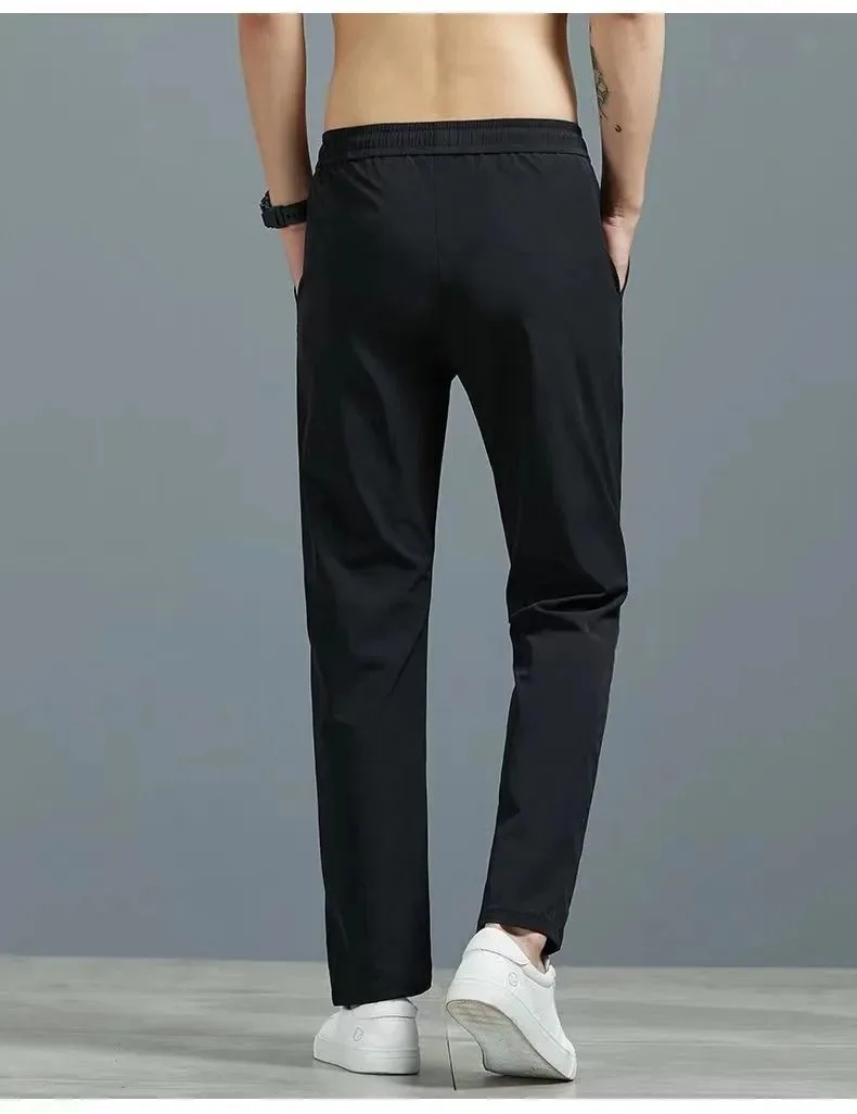 Men's Thin Breathable Fitness Gym Sports Pants for Jogging Running Hiking Camping - Comfortable Lightweight Trousers