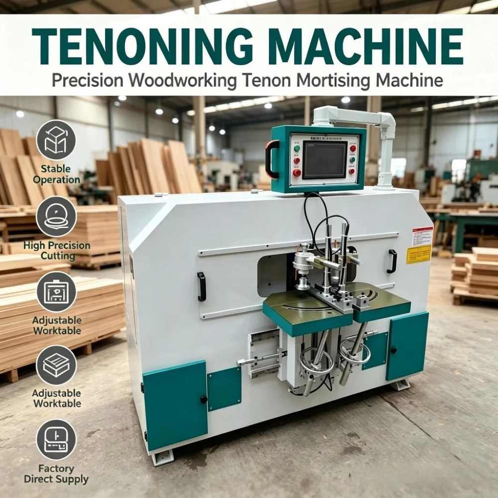 High Speed Door Mortise and Tenon Machine Wood Tenoning Machine Square Tenoning Machine