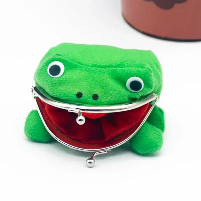 الجدة رائعتين أنيمي الضفدع المحفظة محفظة نسائية للعملات المعدنية مفتاح سلسلة لطيف أفخم الضفدع الكرتون تأثيري محفظة للنساء حقيبة الملحقات