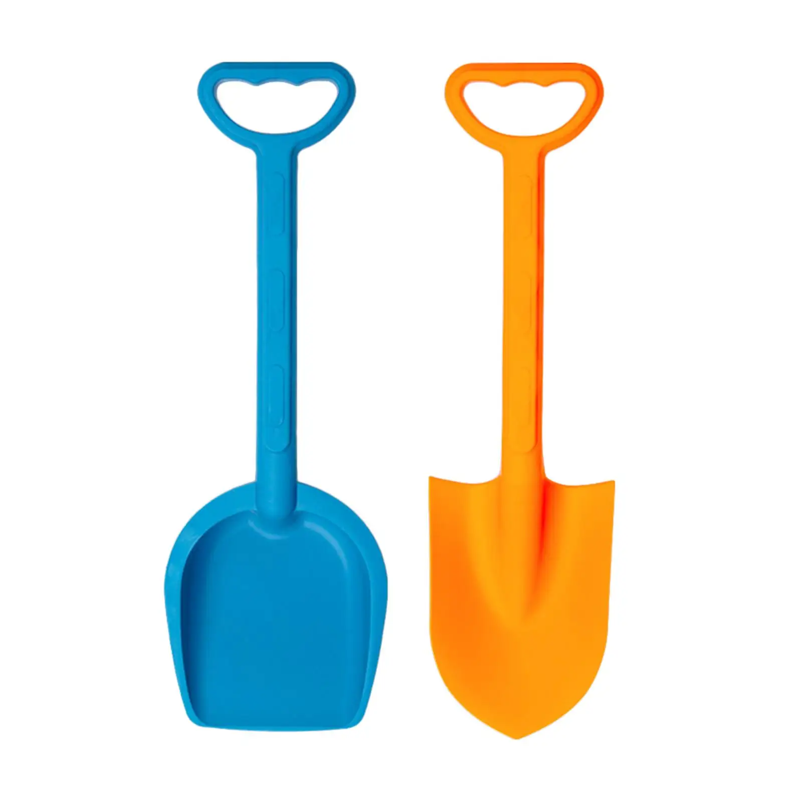 Kids 'Garden Tool Pás Brinquedos, Sturdy Snow Scoops para Crianças, Escavando Areia, Presente do Dia dos Namorados, Espadas de Praia, 2Pcs