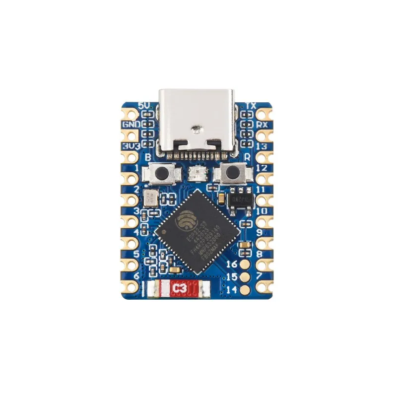 ESP32-S3 Mini Development Board, Based on ESP32-S3FH4R2 Dual-Core Processor, 240MHz Running Frequency, 2.4GHz Wi-Fi & Bluetooth5