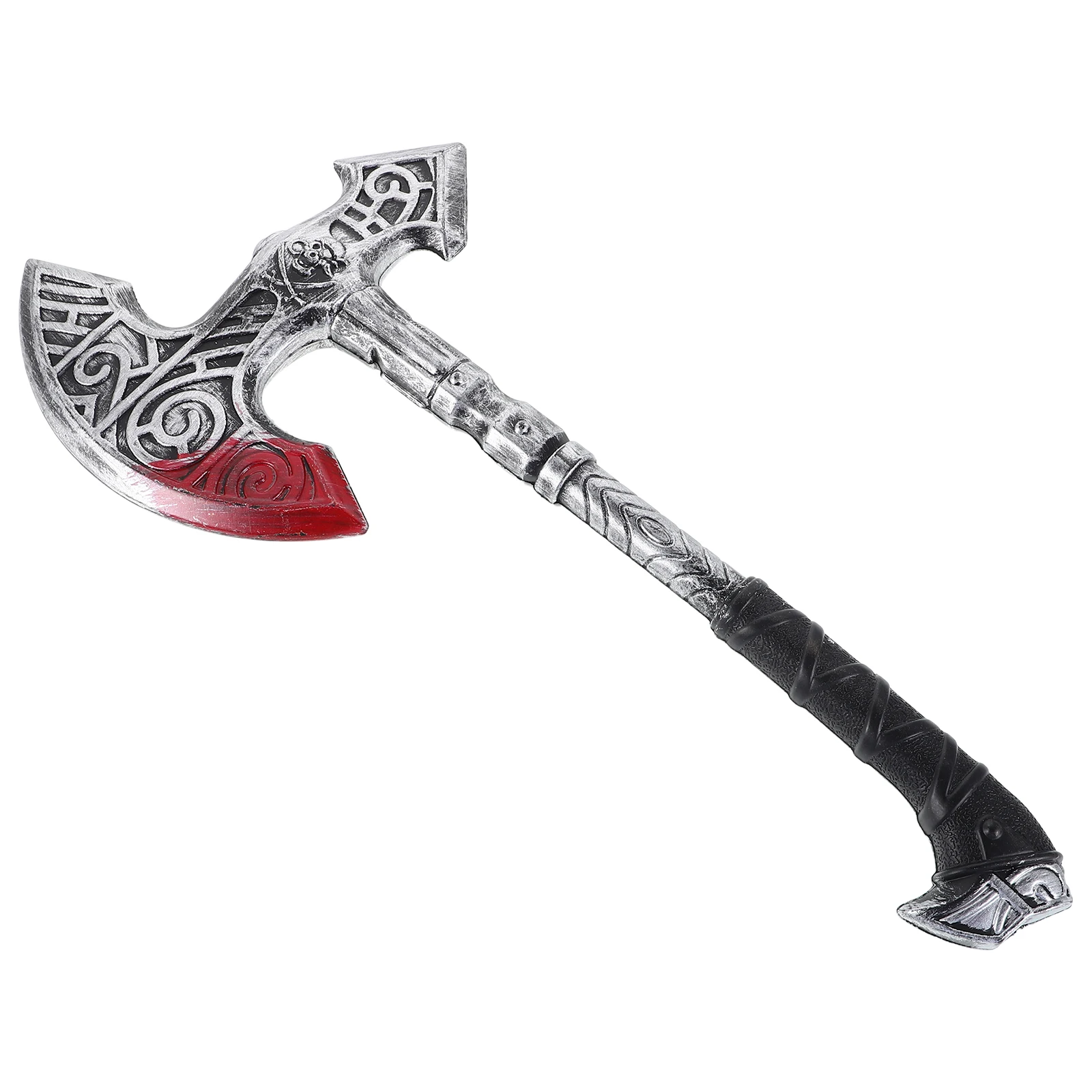 Decorative Axe Prop Perform Fake Halloween Decorations Supple Party Favor Prank Halloween Decorations Head Performance Props