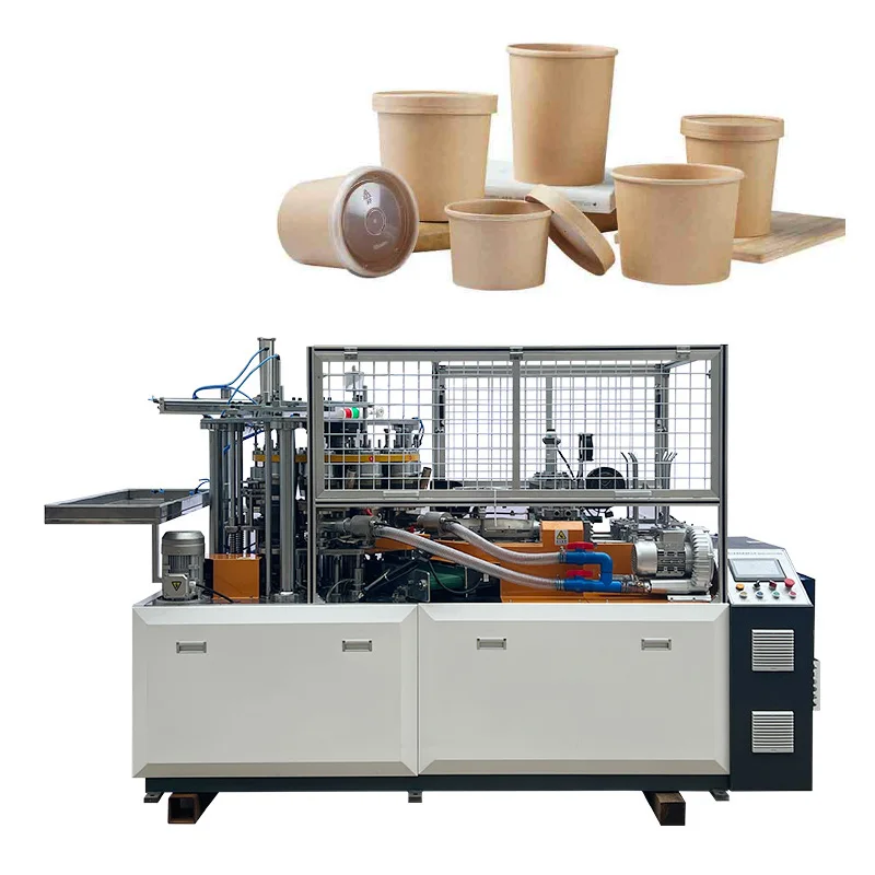 Paper Bowl Cups Machine Rectangular Kfc Making Ice Cream Paper Bowl Forming Machine