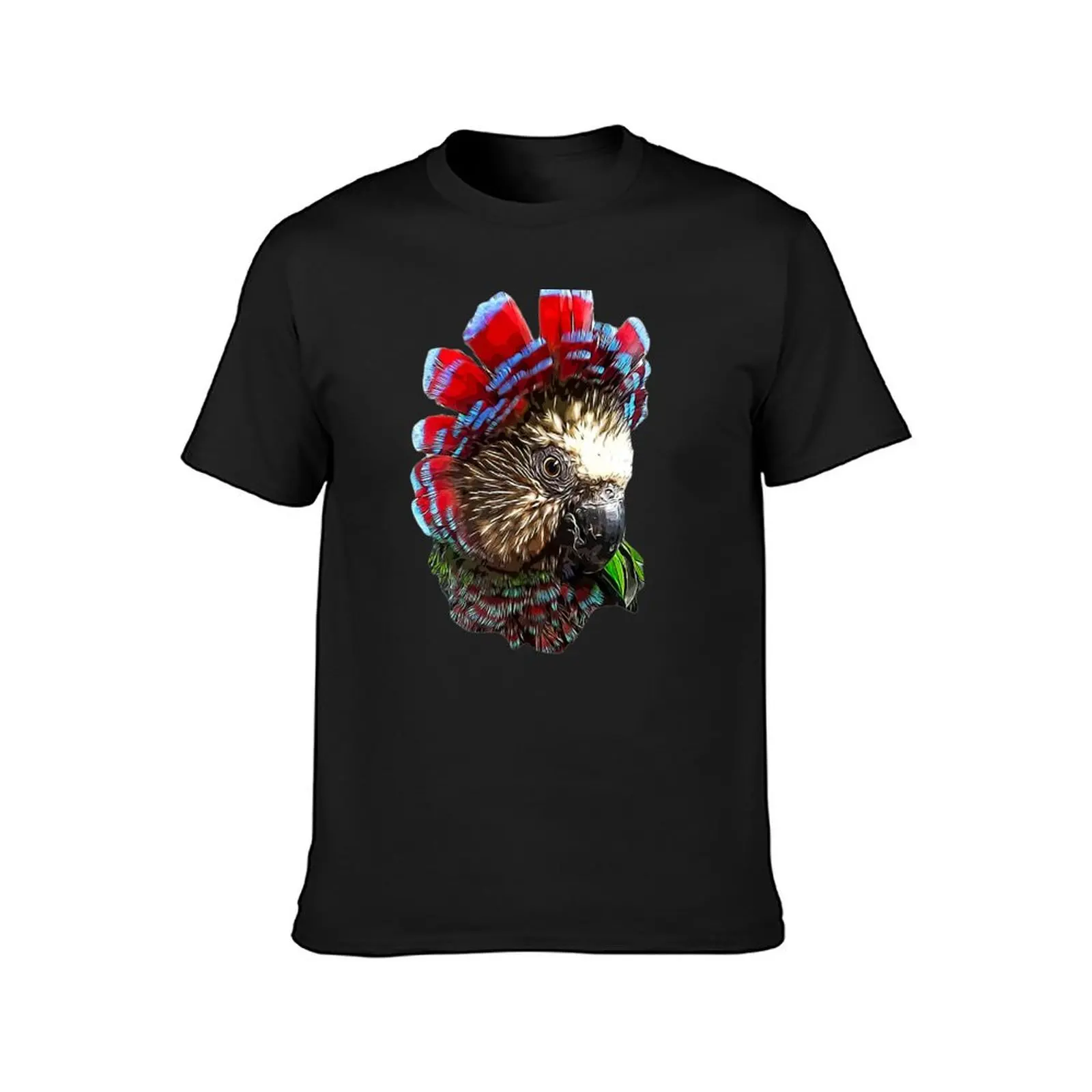 Hawk Headed Parrot - Red Fan Parrot - A gorgeous bird! T-Shirt street wear tees Men's t-shirt