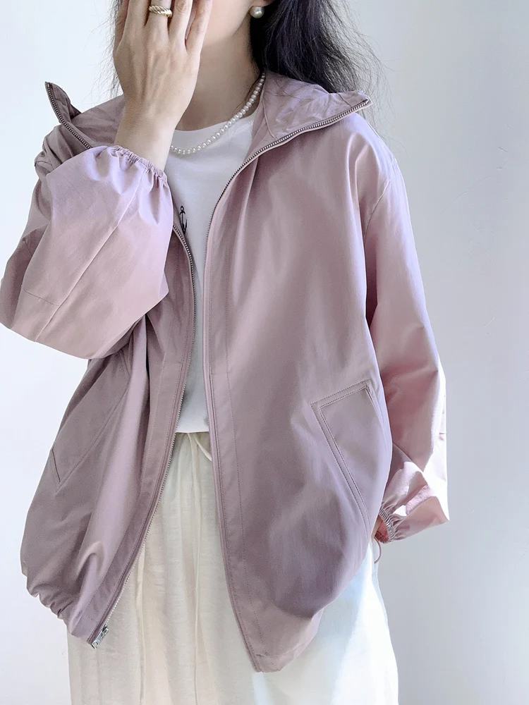 

Outdoor Women's Lightweight Breathable UV Protection Cool Feeling irt UPF50 Hat Included Casual Sle Stand Fit Summer 2025