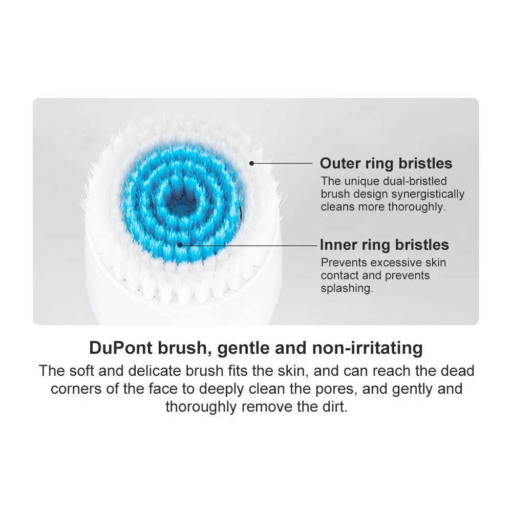 فرشاة تنظيف بالموجات فوق الصوتية 3 في 1 أداة تدليك الوجه USB سونيك فرشاة تنظيف دوارة كلفاني إزالة الرؤوس السوداء #5