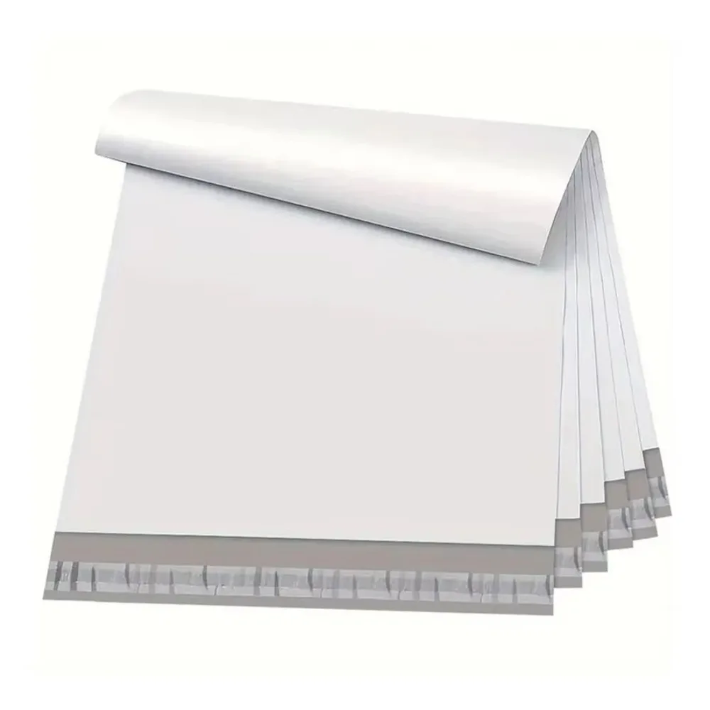 100 قطعة حقيبة التعبئة والتغليف ذاتية اللصق ختم مقاوم للماء حقيبة شحن البريد الغبار حقيبة التوصيل اللوجستية السريعة