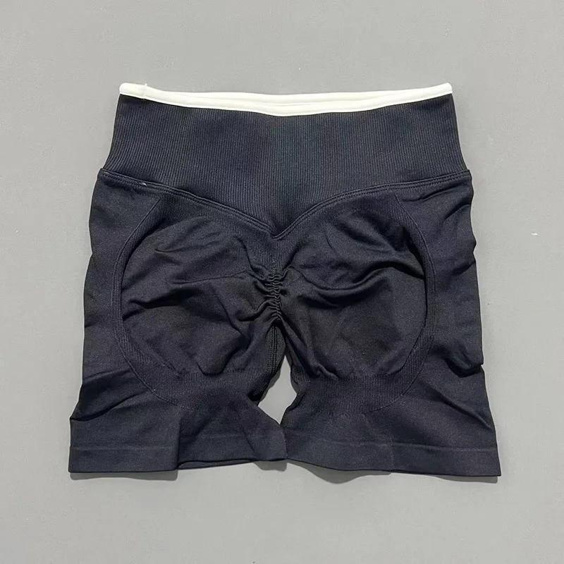 HISTELLO Ignite Sculpt Scrunch Shorts für Damen, Nahtlose Niedriggeschnittene Scrunch-Shorts mit Po-Lifting-Effekt, Sexy Gym Yoga Fitness Workout Biker-Shorts – Detail 13