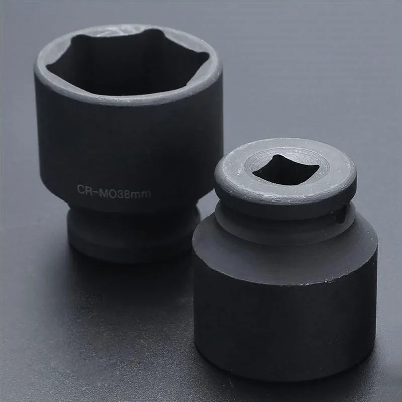 Imagem -02 - Soquete Hexagonal de Impacto de ar Pesado Soquetes de Furo Quadrado Métrica de Pontos 46 mm 41 mm 38 mm 36 mm 34 mm Tool 12.5 mm 2