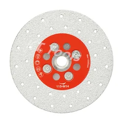 1PC 100/115/125/180mm Vacuum Brazed Diamond Grinding Disc M14 Angle Grinder Cutting Wheel Saw Blade For Marble Concrete Ceramics