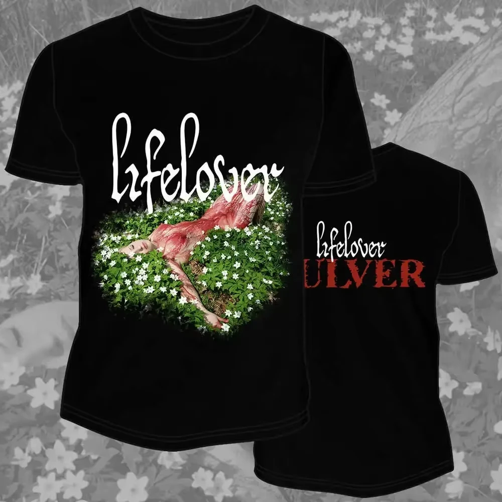Lifelover Y2K Vintage Punk Loose Street Harajuku Rock Print Reine Baumwolle Kurzarm Mode Bequemes Damen- und Herren-T-Shirt – Detail 2