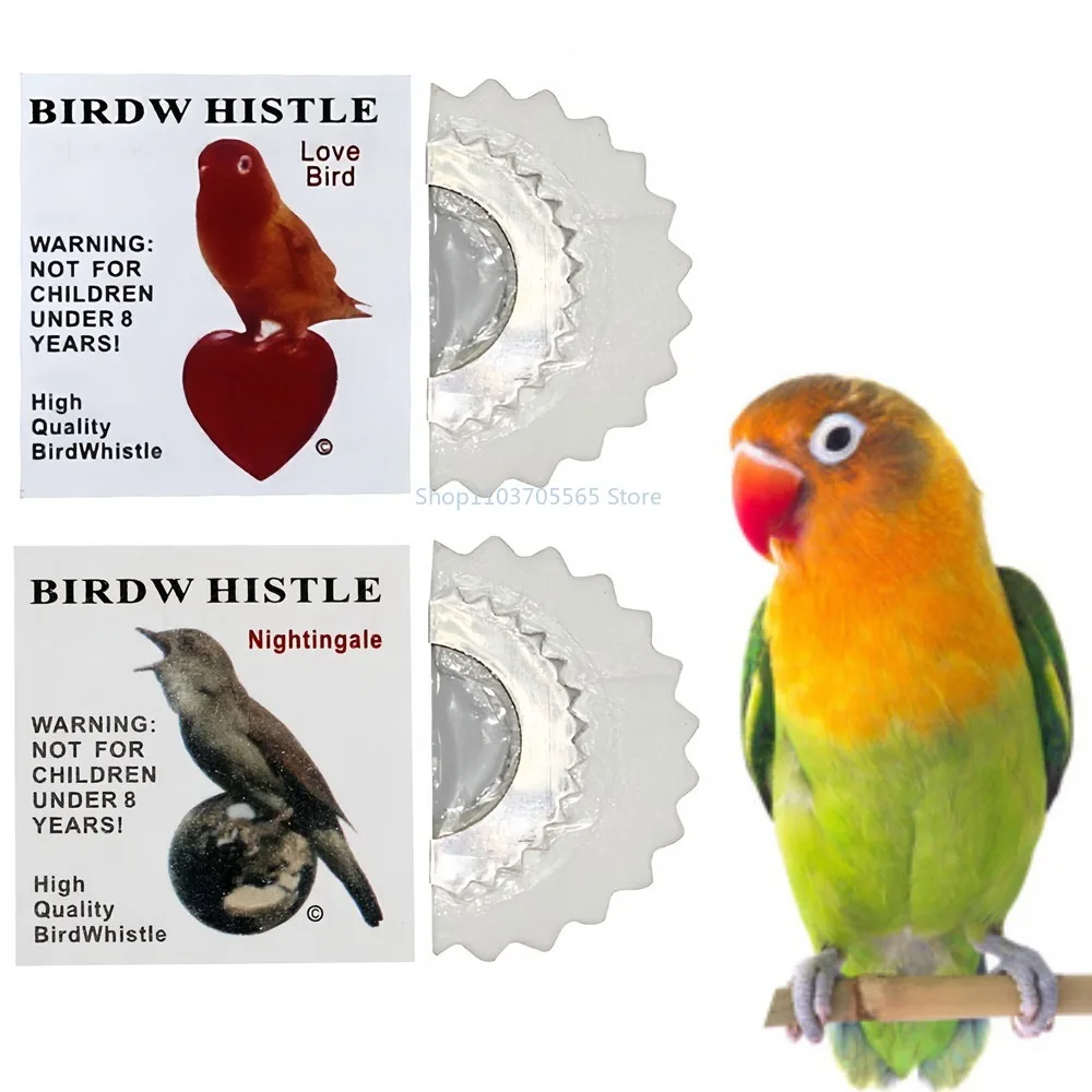 3Pcs Bird Whistle Magic Fun Bird Caller Tongue Whistle Warbler Original Magic Tweeting Noisemaker Toys Tricks Gag