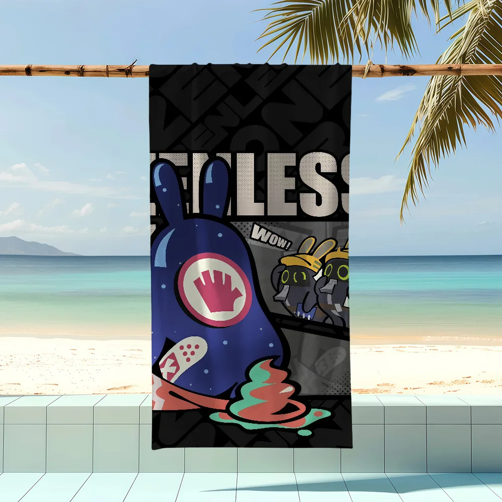 لطيف Q نسخة ZZZ منشفة الشاطئ المتضخم لينة فائقة الامتصاص التجفيف السريع حمام سباحة كبير السفر التخييم الحمام #3