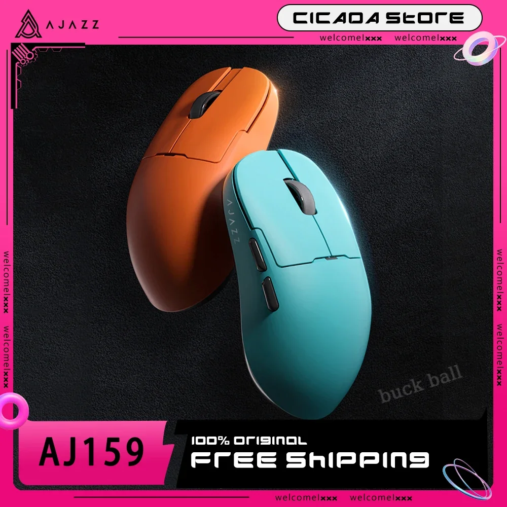 Ajazz Aj159apex Gaming Mouse Wireless 3 Mode Aj159 Pro 8k Lightweight Magnetic Charging Dock Gaming Mouse For Computer Accessory