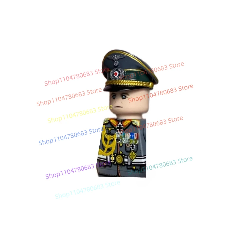 

MOC New Military Doll Third-party Marshal Toy Building Blocks Gift Ornaments Collection