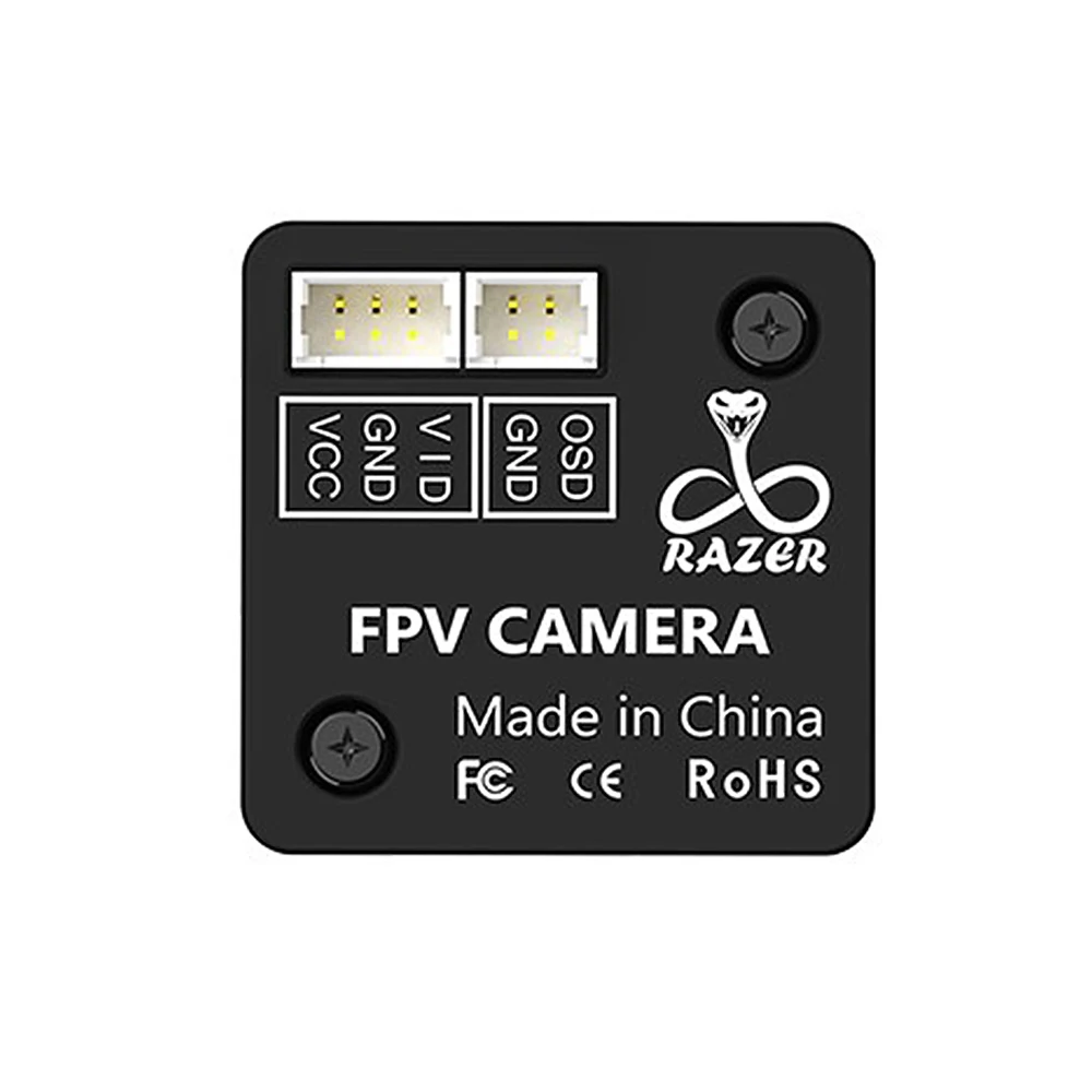 FOXEER Razer Mini V3 FPV Camera Low Lateney FOV-H:98° 1200TVL PAL 4:3 CVBS Analog Signal 5V~25V 12g for RC FPV Racing Drone