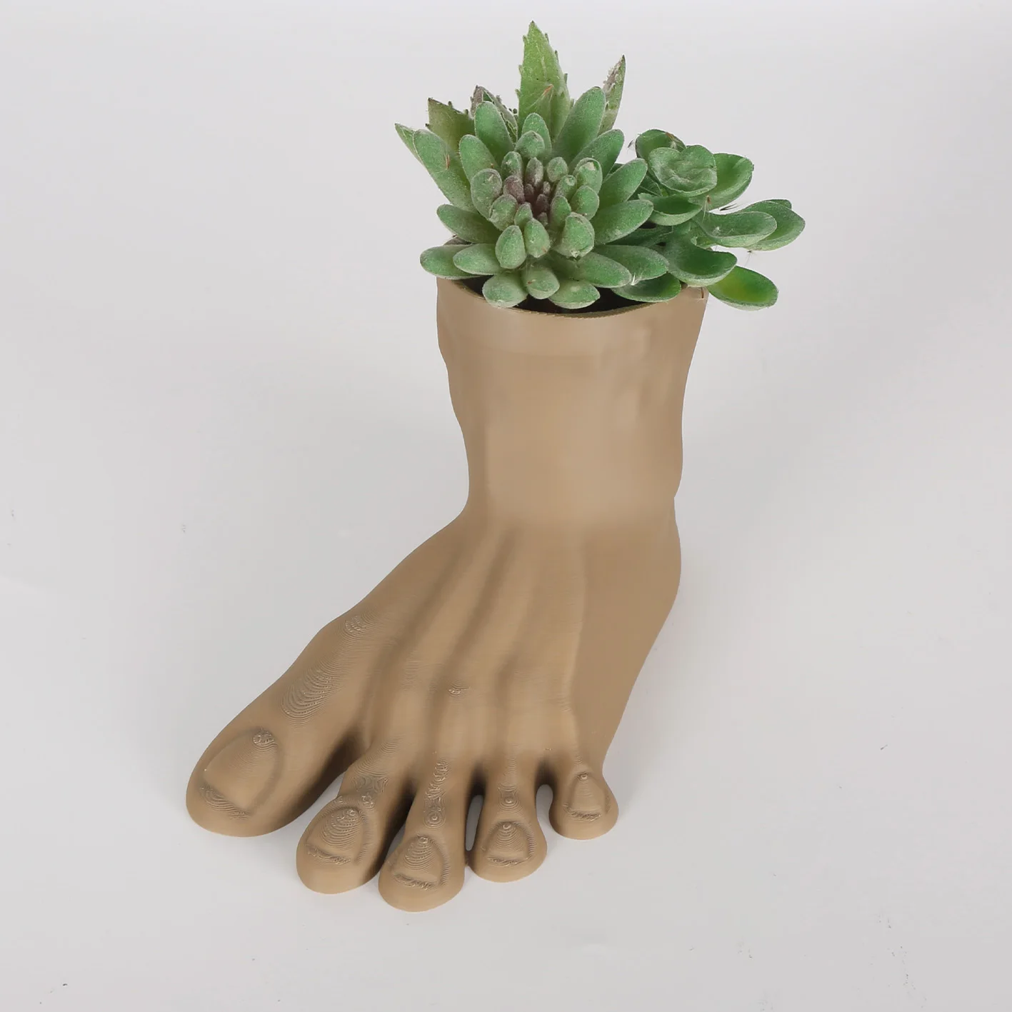 Eine, lustige und schrullige Vase mit einzigartiger Form, aus Kunststoff, ein Heimdekorationsartikel