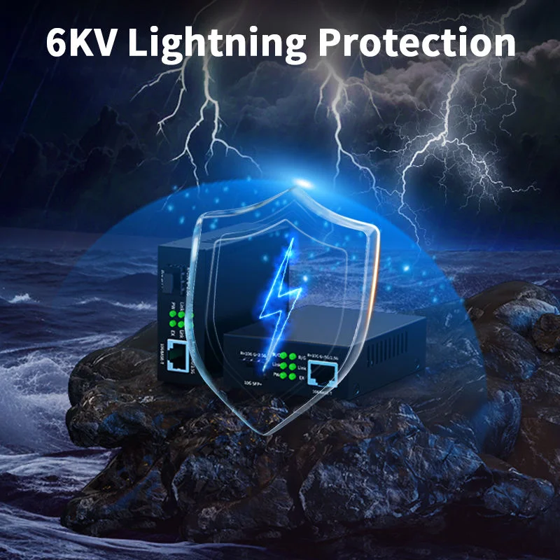 SUMMITEK 10Gbps SFP + الألياف إلى RJ45 محول الوسائط RJ45 إلى SFP + 10/100/1000M/2.5G/10G إيثرنت 10000M محول جهاز الإرسال والاستقبال