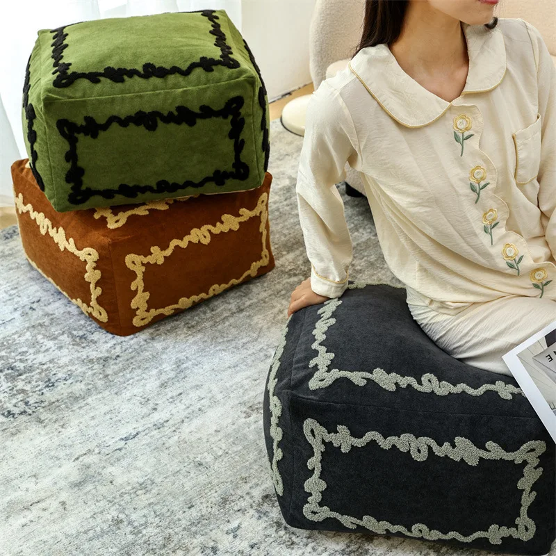 

Joylive Artistic Letter Seat Cushion Simple Living Room Tatami Mat Lazy Sofa Footrest, Fabric Seat Cushion And Seat Cushion