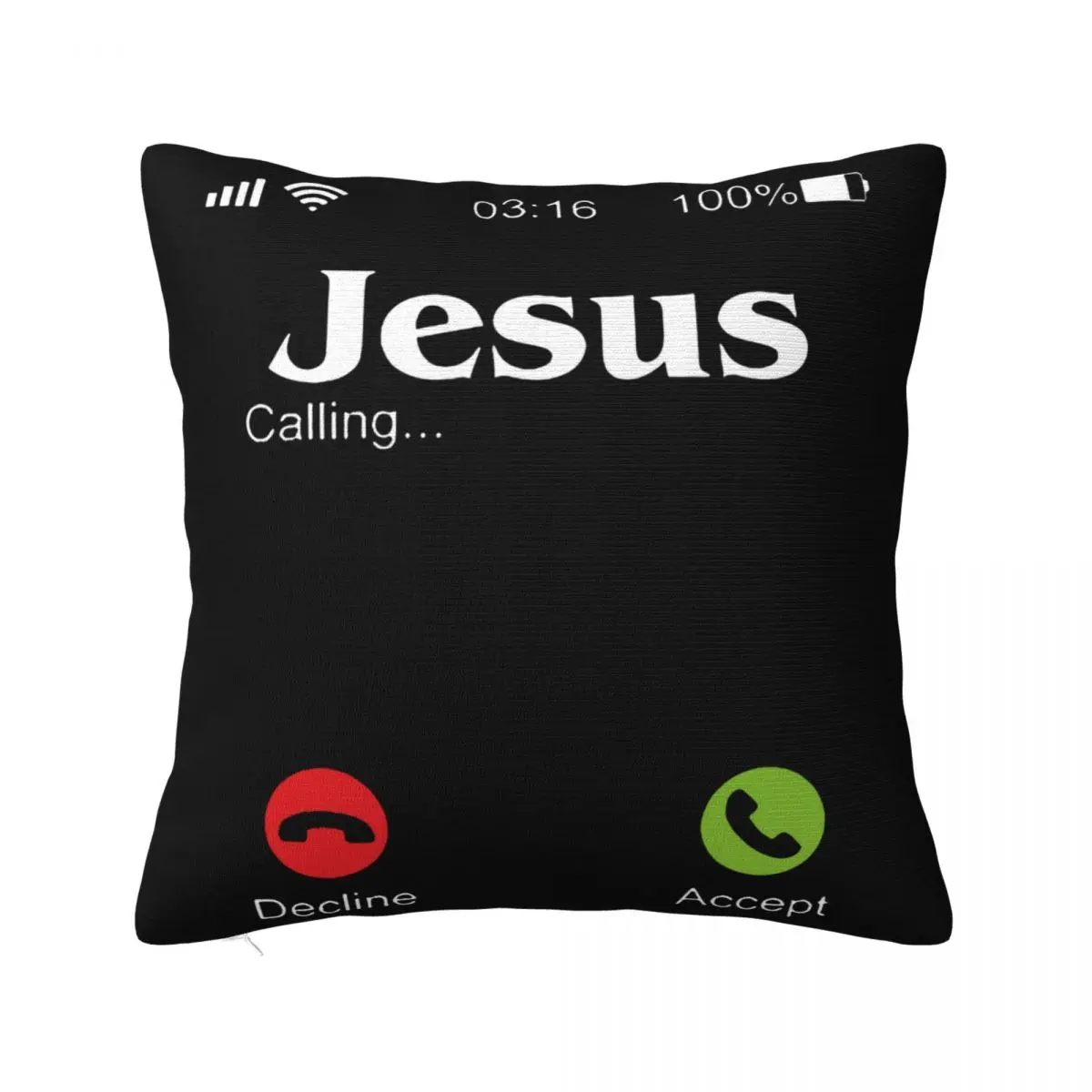 Jesus Is Calling Christ Christian Religion Faith Bible Catholics Gift T For Menmen Mas Pillow Case