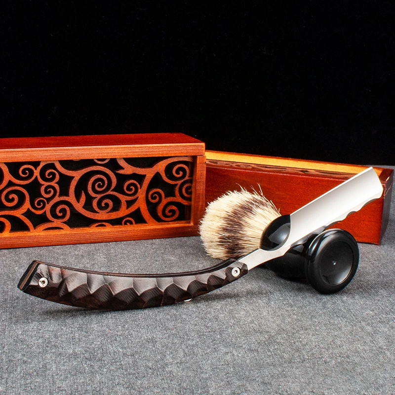 Cięcie gardła prosta maszynka do golenia profesjonalna maszynka do golenia najwyższej jakości pojedyncze ostrze prosta maszynka do golenia brody