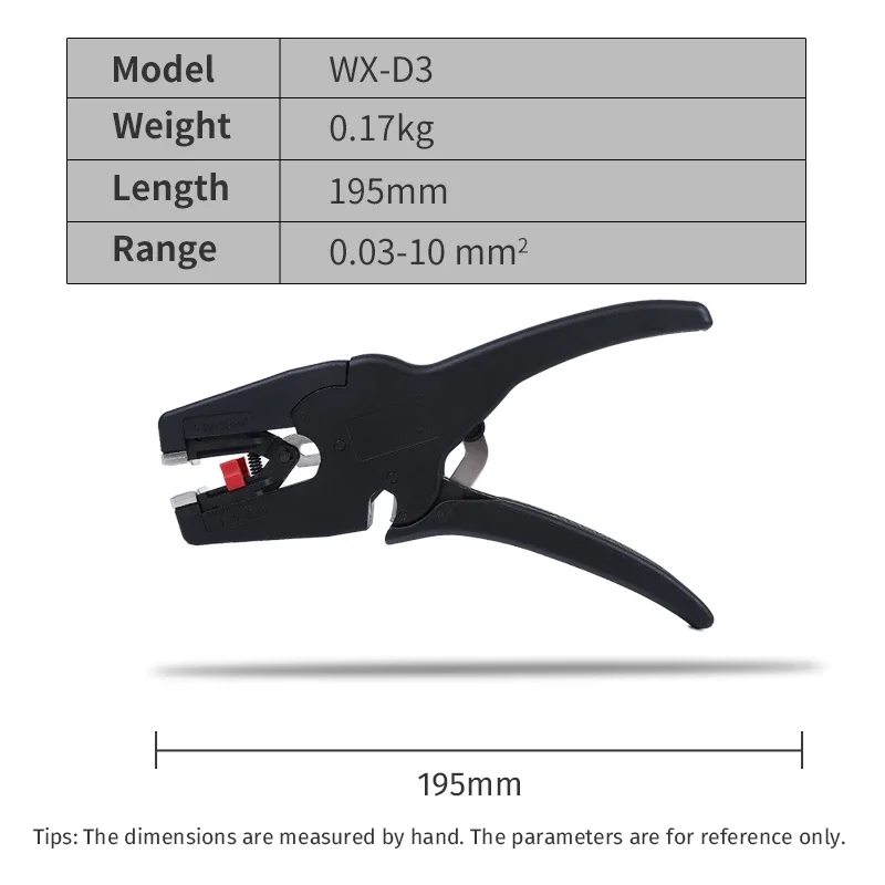 Narzędzie wielofunkcyjne samoregulujące się izolacja drutu i szczypce do cięcia ściągacz do kabli 0.08-6mm