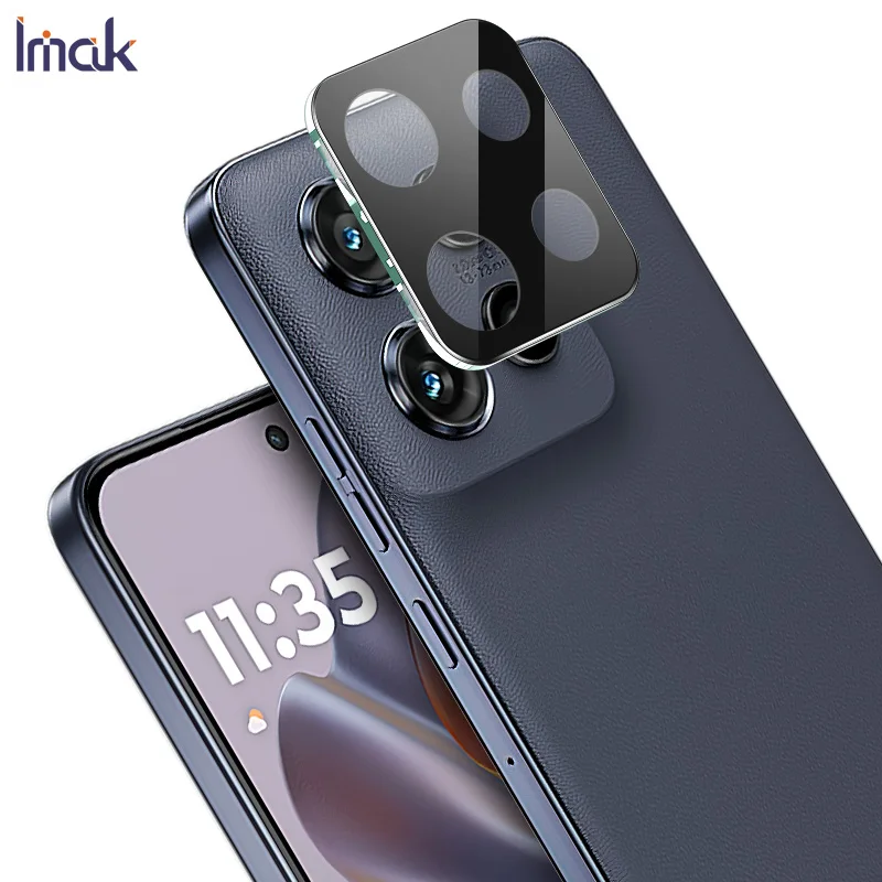 For Moto S50 5G Lens Glass IMAK High Definition Glass Lens Film for Moto Edge 50 Neo 5G / ThinkPhone 25 Black Version