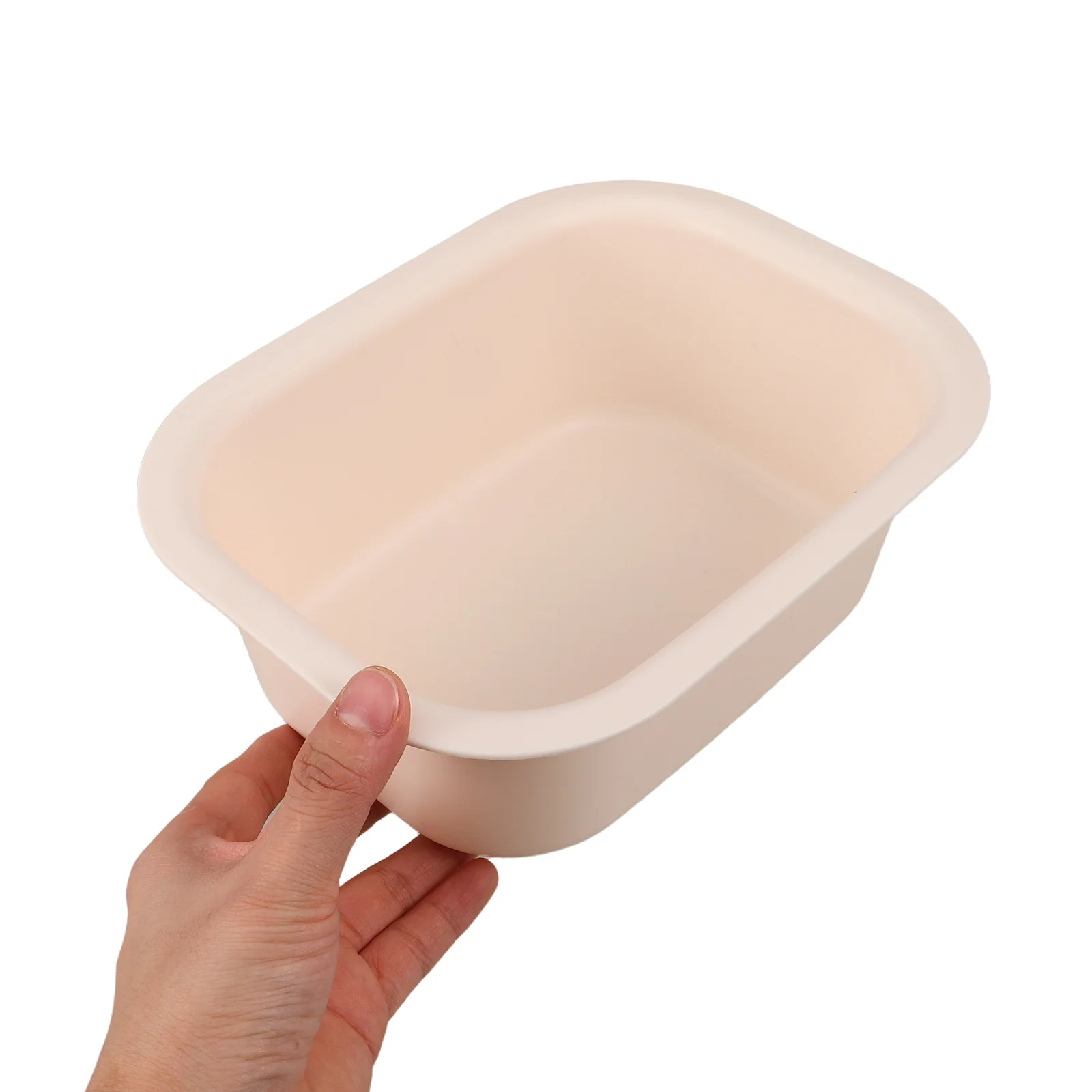 

2 шт. толстых прямоугольных пластиковых тазов для пеленания с нескользящим покрытием, термостойкие, для детской станции для пеленания