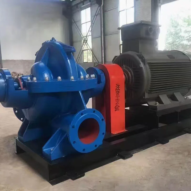 ارتفاع رفع 380 فولت الصناعية تدفق كبير مضخة مياه البحر الصناعية شفط مزدوج مضخة الطرد المركزي S/SH نوع سبليت مضخة واحدة OEM #4