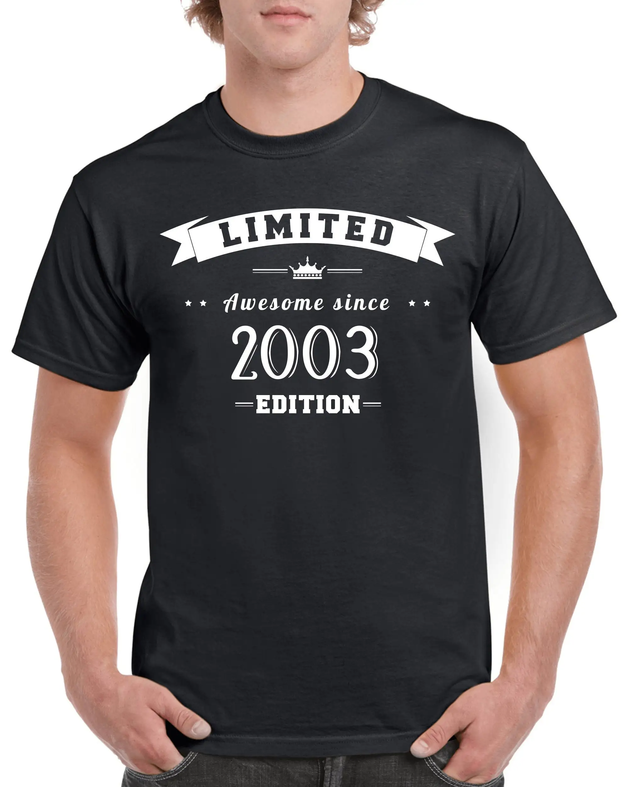 20Th Birthday T Shirt For Him Or Her Turning 20 Years Old And Born In 2003  Made Of 100 Pre Shrunk Cotton