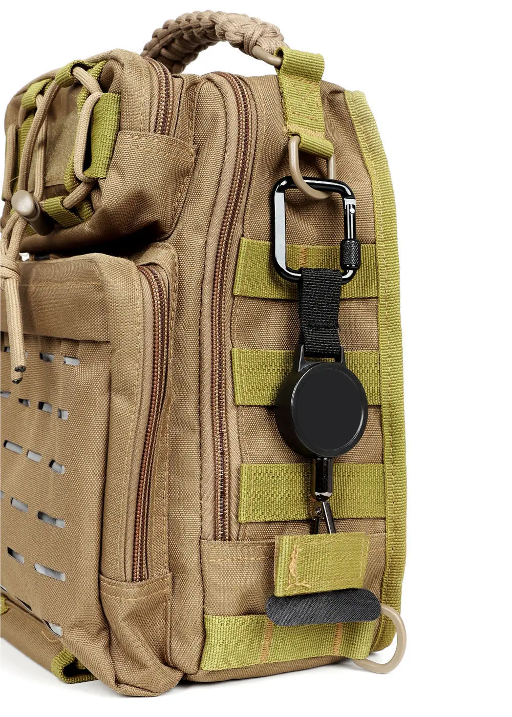 Image 5: Lanière de sécurité Stra, support de téléphone antivol rétractable pour Smartphone avec mousqueton, harnais Anti-chute pour randonnée, cyclisme, escalade