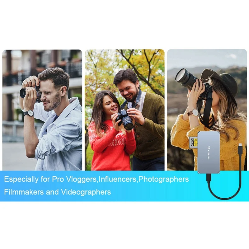 Caixa de cartão de dados multifuncional xqd caixa de cartão de dados câmera personalizada leitor de cartão de memória sd fabricante de leitor de cartão cfe-typeb