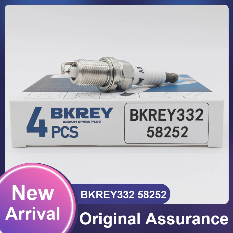 4/20pcs 12122158252 FR7KPP332 Iridium Spark Plug For BMW E46 E60 E65 E70 E88 E90 E92 X5 550i 650i 750i 750Li For BKREY332 58252