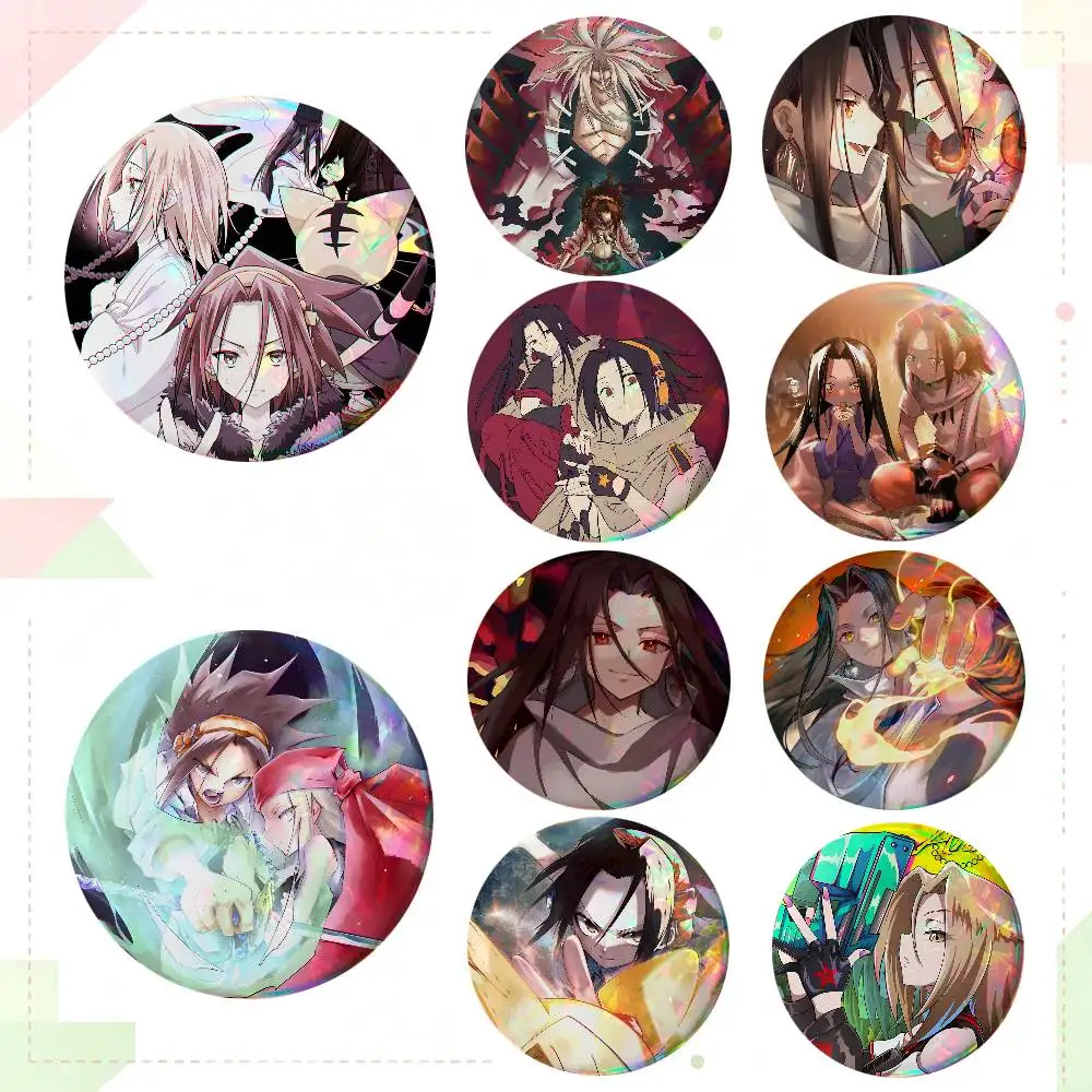 Anime Shaman King Round Badges Can Be Used To Decorate Clothes And Backpack Pins