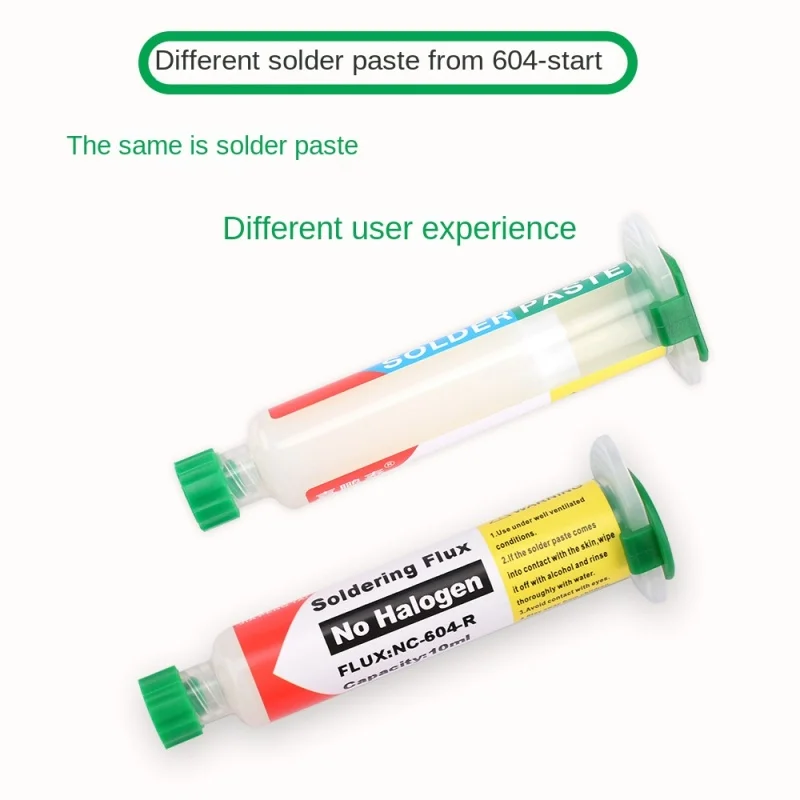 NC-604-R BGA Solder Paste Flux High Activity Solder Oil for Mobile Phone Chip PCB SMT Soldering Repair