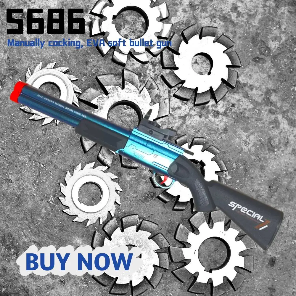 S686 Pistole in modo sicuro di Pirata Eva Soft Bullet Pistole giocattolo Espulsionando conchiglie Tiro Giochi di battaglia Giocattolo Sport Regali per bambini