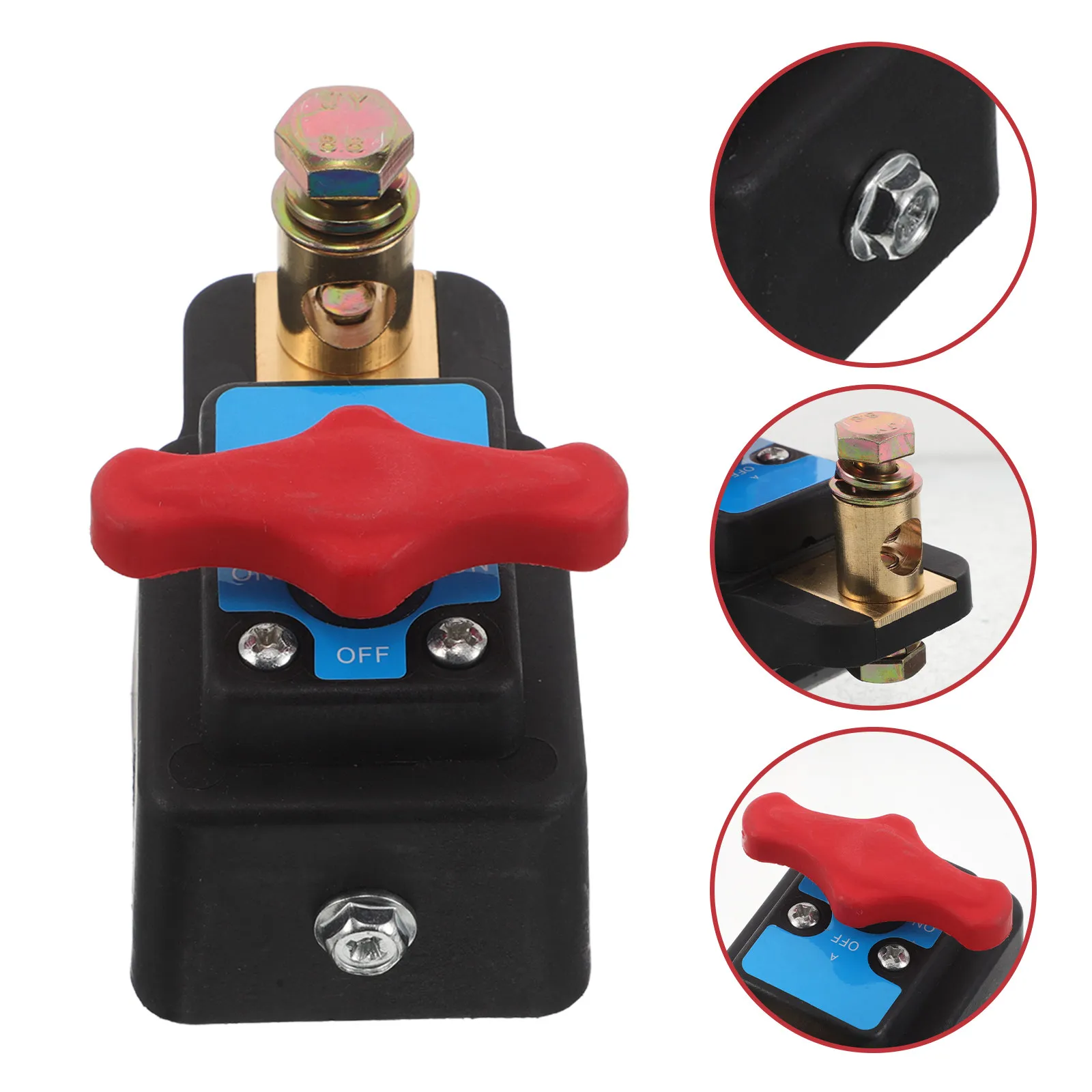 Heavy Duty Truck Battery Disconnect Switch Side Post Quick Disconnect Automotive Replacement Cut Off Isolator for Tractor