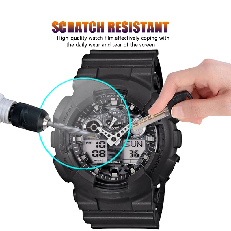 For Casio G-Shock GA-100 GA-110 GA-120 GA-140 GA-150 GA-200 GA-300 GA-400 GA-500 GA-310 135 Tempered Glass Film Screen Protector