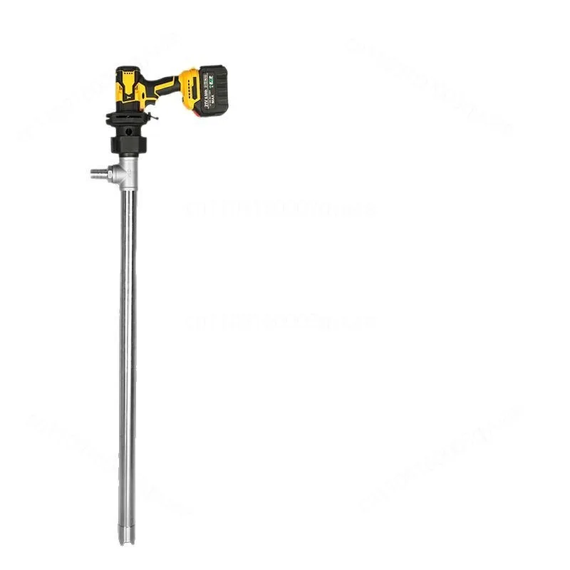 Portable Lithium Battery Brushless Diesel Transfer Pump rechargeable barrel pump with aluminum/stainless tube for mobile diesel