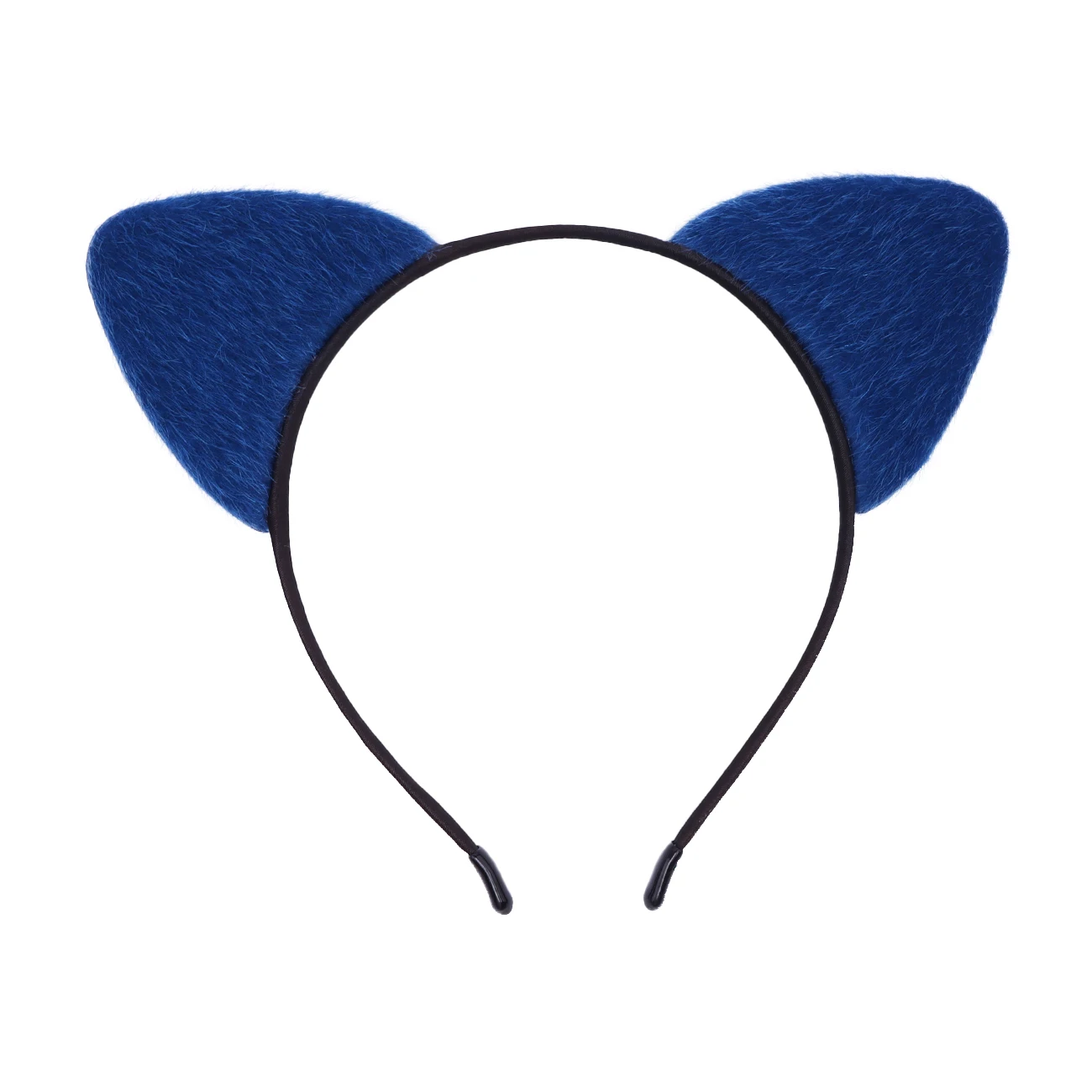 Flauschiges Katzenohren-Stirnband für Frauen, Schwarzes Kätzchenohren-Katzen-Accessoire für Halloween-Katzenfrau-Kostüm – Detail 23