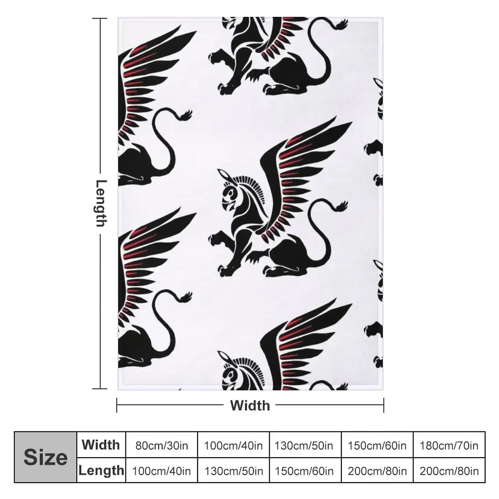 Homa, Persian Griffin Throw Blanket For Baby bed plaid Luxury St Blankets For Baby Flannels Luxury Thicken Blankets