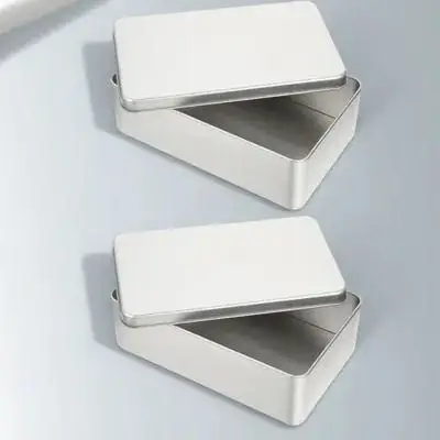 

2pcs Tiramisu Packaging Boxes Premium Tinplate Multi-Function Candy Boxes For Baking Snacks Cookie Packing Dessert Cases