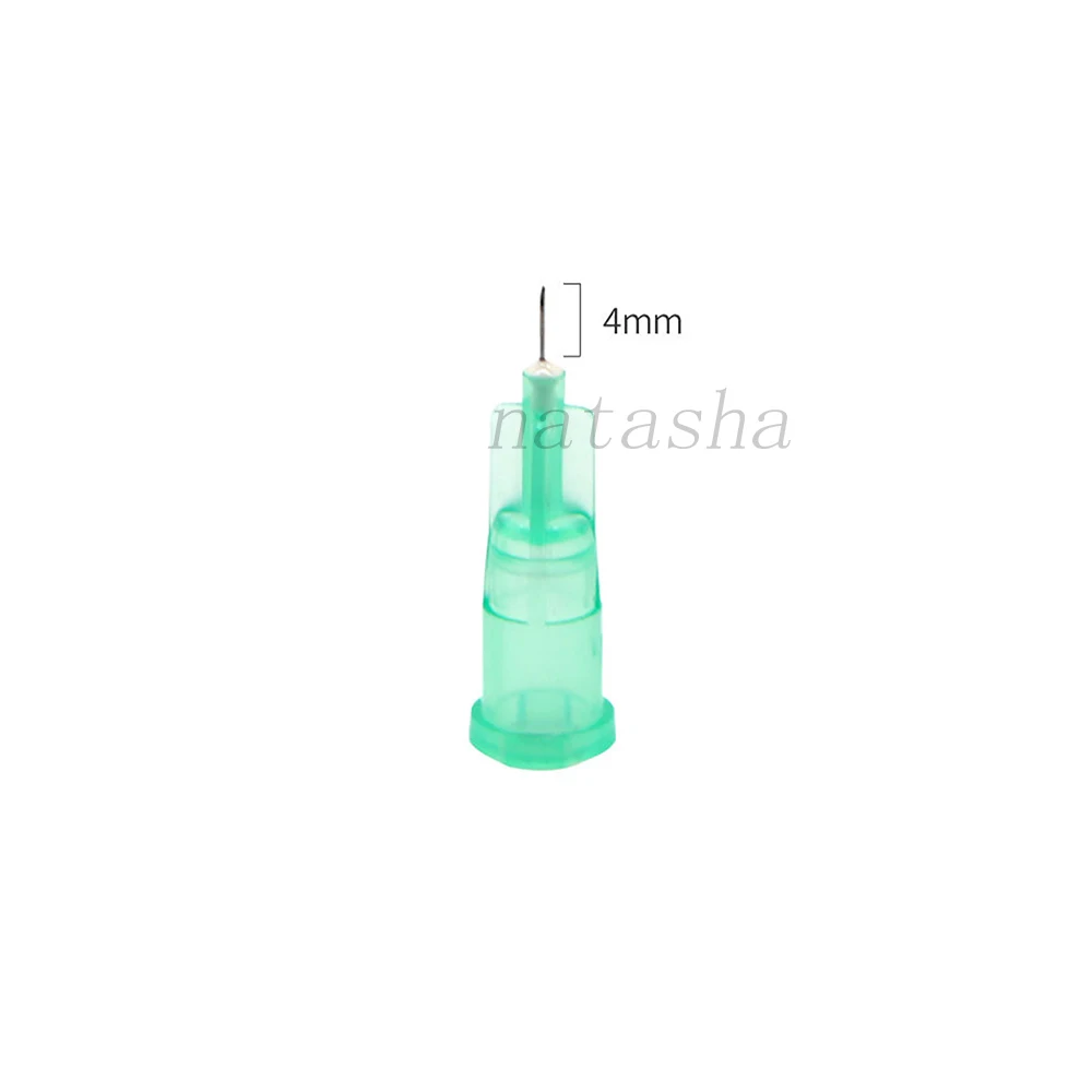 32G needle Piercing Transparent Syringe Injection glue Clear Tip Cap For Pharmaceutical injection needle 32G 4mm 13mm